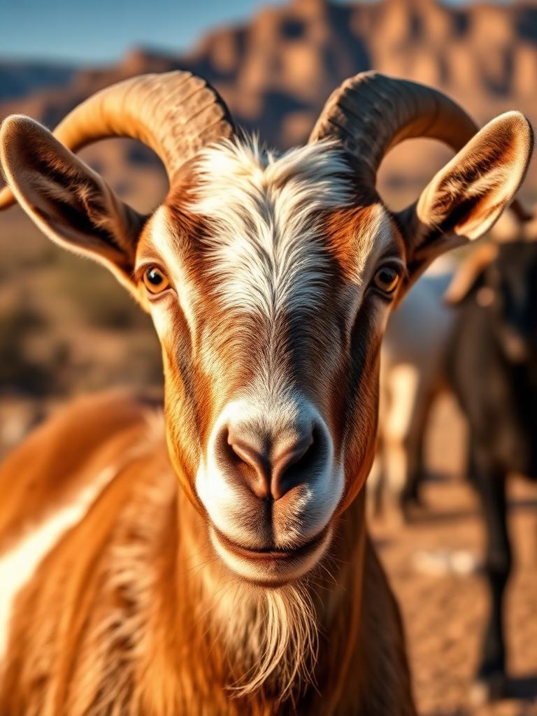Pure Sirohi goat in Rajasthan